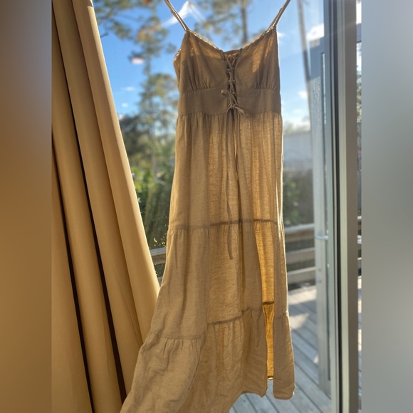 Sim & Sam Cottage Core Gypsy Boho Corset Maxi Dress Size S - Picture 9 of 11